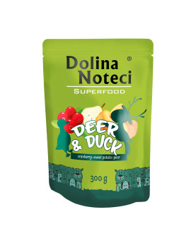 Пауч Dolina Noteci Superfood для cобак з олениною та качкою