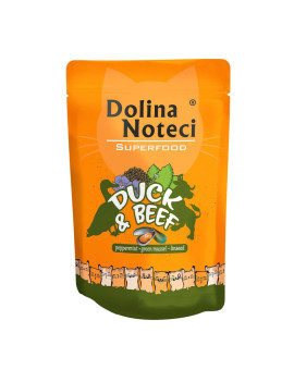 Dolina Noteci Superfood вологий корм з качкою і яловичиною для котів 85 гр