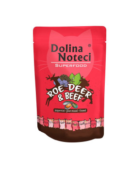 Dolina Noteci Superfood вологий корм з косулею і яловичиною для котів 85 гр