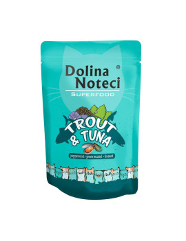 Dolina Noteci Superfood вологий корм з фореллю та тунцем для котів 85 гр
