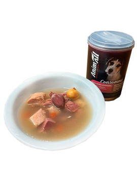Animall вологий корм для собак Консоме з качкою, куркою, курячим серцем і курячим жовтком