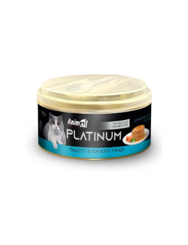 AnimAll Platinum ніжний паштет з тунця для котів 
