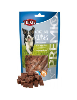 Ласощі Trixie Premio Guse Liver Cubes для собак кубики з гусячою печінкою 100 гр