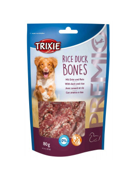 Ласощі Trixie Premio Rice Duck Bones для собак кісточки з качкою і рисом 80 гр