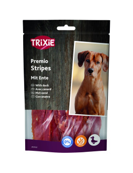 Ласощі Trixie Premio Ducky Stripes для собак шматочки з качки 100 гр