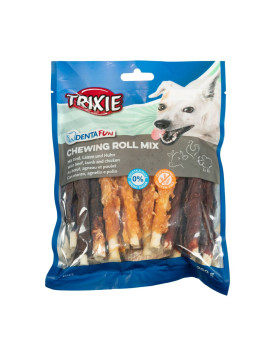 Ласощі Trixie Denta Fun Chewing Rolls Mix для собак Паличка для чищення зубів асорті 10 см,  250 г