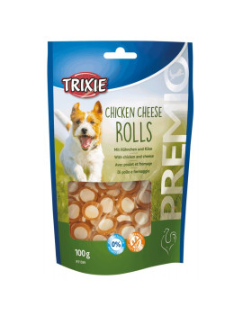 Ласощі Trixie Premio Chicken Cheese Rolls для собак роли з куркою та сиром 100 гр
