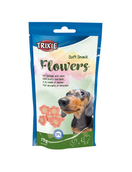 Ласощі Trixie Soft Snack Flowers для собак малих порід та цуценят з ягням та куркою 75 гр