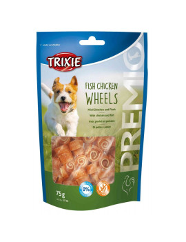 Ласощі Trixie Premio Fish Chicken Wheels для собак з куркою та рибою 75 гр