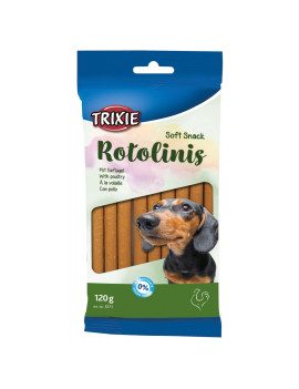 Ласощі Trixie Soft Snack Rotolinis для собак палички з м'ясом домашніх птахів 120 гр