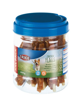 Ласощі Trixie Premio Chicken Flags для собак куряче філе банка 400 гр