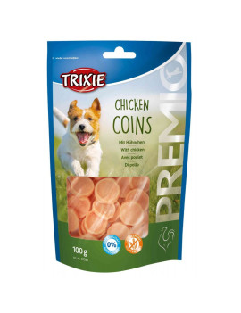 Ласощі Trixie Premio Chicken Coins для собак монетки з куркою 100 гр