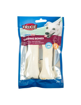 Ласощі Trixie Denta Fun Duck Chewing Bones для собак Кісточка для чищення зубів з качкою 2 шт
