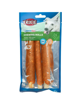 Ласощі Trixie Denta Fun для собак Палички для чищення зубів з куркою 17 см, 3 шт
