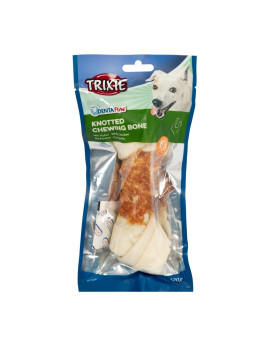 Ласощі Trixie Denta Fun для собак Кісточка для чищення зубів з куркою 18 см 120 гр
