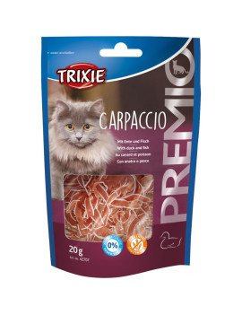 Ласощі Trixie Premio Carpaccio для котів з качкою та рибою 20 гр