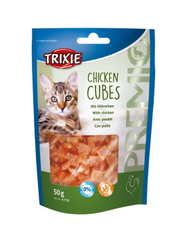 Ласощі Trixie Premio Chicken Cubes для котів кубики з куркою 50 гр