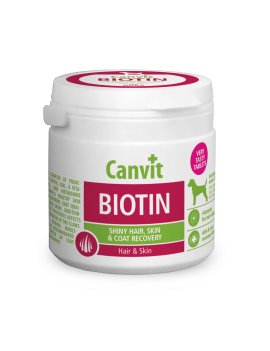 Canvit Biotin вітамінний комплекс для шкіри і шерсті собак малих і середніх порід