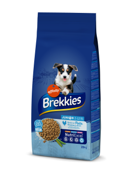 Сухий корм Brekkies Dog Junior для молодих собак з куркою
