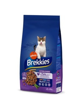 Сухий корм Brekkies Cat Sterilized для дорослих стерилізованих котів з куркою
