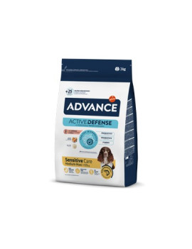 Сухий корм Advance Dog Med/Maxi Sensitive Salmon&Rice для дорослих собак з чутливим травленням лосось і рис