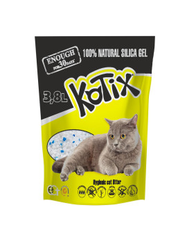 Kotix силікагелевий наповнювач для котів без аромату