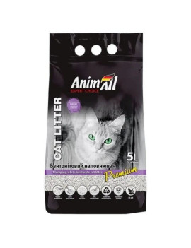 AnimAll Premium Lavender бентонітовий наповнювач для котів з ароматом лаванди 
