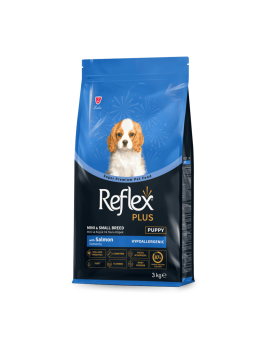 Reflex Plus Mini & Small Breed Puppy сухий корм для цуценят малих порід з лососем 3кг