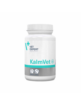 Vet Expert KalmVet Нутрицевтична добавка, що зменшує симптоми стресу у котів і собак, 60 кап.