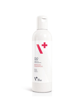 Vet Expert Benzoic Shampoo Антибактеріальний протигрибковий шампунь для котів і собак із жирною шкірою