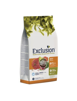 Exclusion Noble Grain Puppy Beef Small Breed сухий монопротеїновий корм для цуценят малих порід з яловичиною