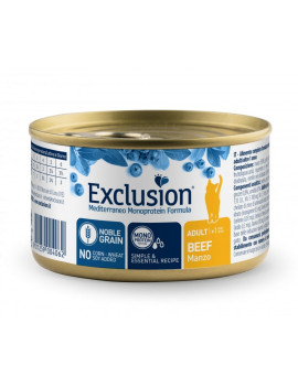 Exclusion Noble Grain Cat Adult Beef монопротеїновий мус із яловичини для котів 85 г