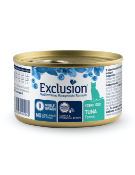 Exclusion Noble Grain Cat Sterilized Tuna All Breeds Консервований корм з тунцем для стерилізованих котів 85 г