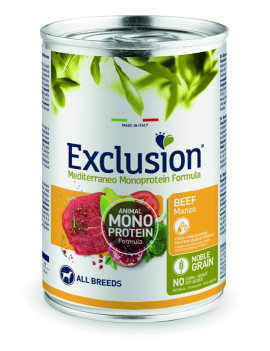 Exclusion Noble Grain Adult Beef All Breeds Консервований корм з яловичиною для дорослих собак усіх порід 400г