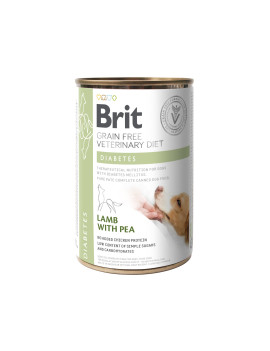 Вологий корм Brit VetDiets Diabetes для собак із захворюванням на цукровий діабет, 400 г