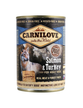 Вологий корм Carnilove Salmon & Turkey для собак, лосось та індичка, 400 г