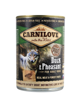 Вологий корм Carnilove Duck & Pheasant для собак, качка та фазан, 400 г