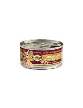 Вологий корм Carnilove Chicken & Lamb для котів, курка та ягня, 100 г