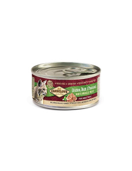 Вологий корм Carnilove Chicken, Duck & Pheasant для котів, качка та фазан, 100 г