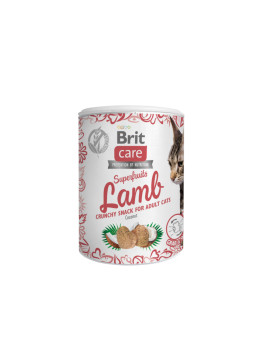 Ласощі для котів Brit Care Cat Snack Superfruits Lamb ягня, 100 г