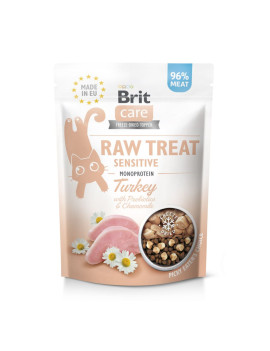 Ласощі для котів Brit Raw Treat Sensitive Freeze-dried з індичкою, 40 г