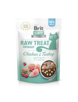Ласощі для котів Brit Raw Treat Urinary Freeze-dried з куркою та індичкою, 40 г