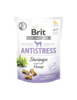 Функціональні ласощі для собак Brit Care Functional Snack Antistress Shrimps з креветками, 150 г