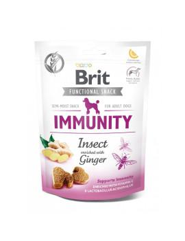 Функціональні ласощі Brit Care Immunity комахи з імбиром для собак, 150 г
