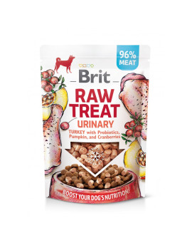 Ласощі для собак Brit Raw Treat freeze-dried Urinary для профілактики сечокам'яної хвороби, індичка, 40 г