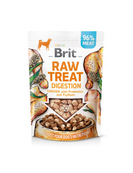 Ласощі для собак Brit Raw Treat freeze-dried Digestion для травлення, курка, 40 г
