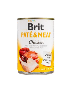 Вологий корм Brit Care Pate & Meat для собак, з куркою, 400 г
