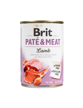 Вологий корм Brit Care Pate & Meat для собак, з ягням, 400 г