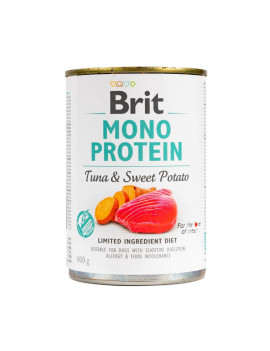Вологий корм Brit Mono Protein Tuna & Sweet Potato для собак, з тунцем і бататом, 400 г