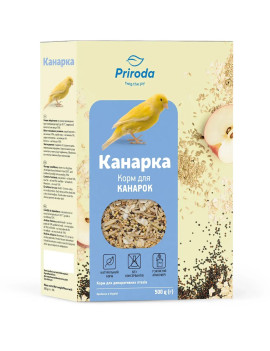 Корм для канарок Priroda Канарка 500 г - яблуко